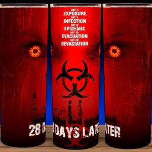28 Days Later - Zombie Apocalypse Horror Movie Cup Mug Tumbler 20oz